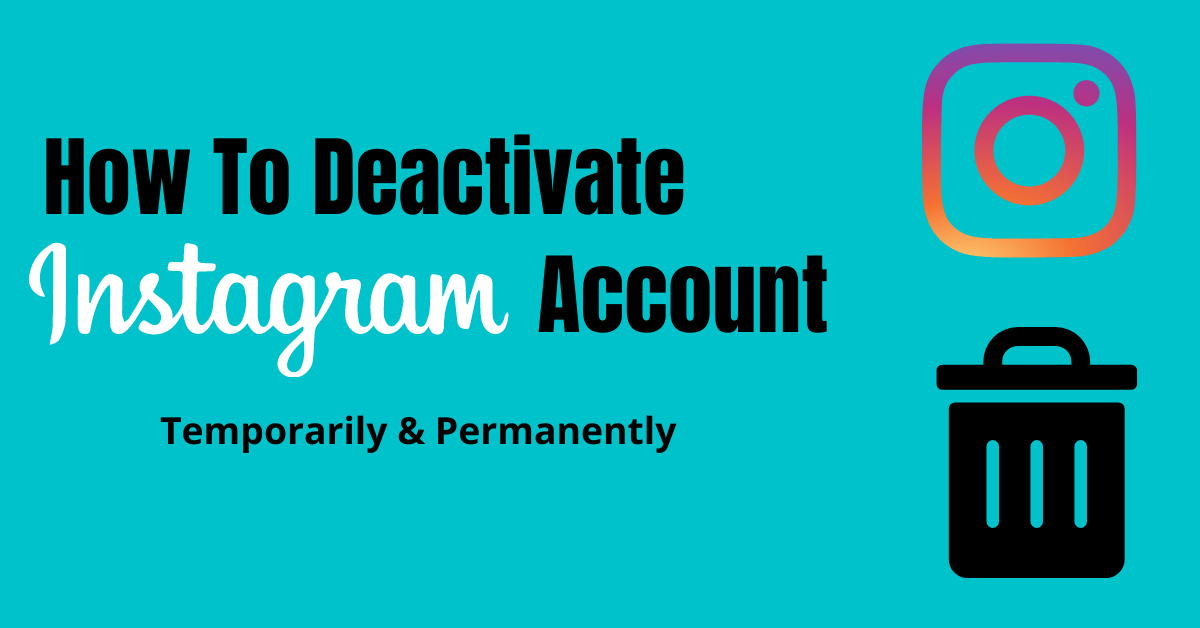 How To Deactivate Delete Instagram Account Howtotipsntricks