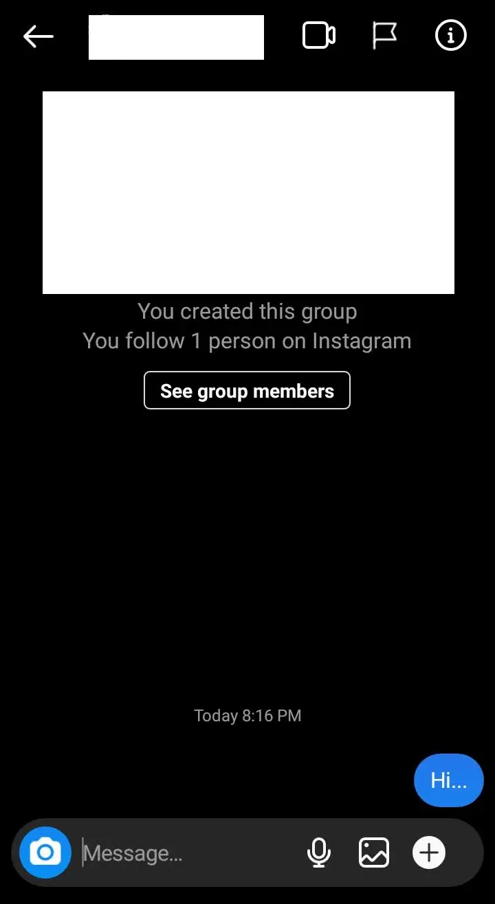 Instagram group chat